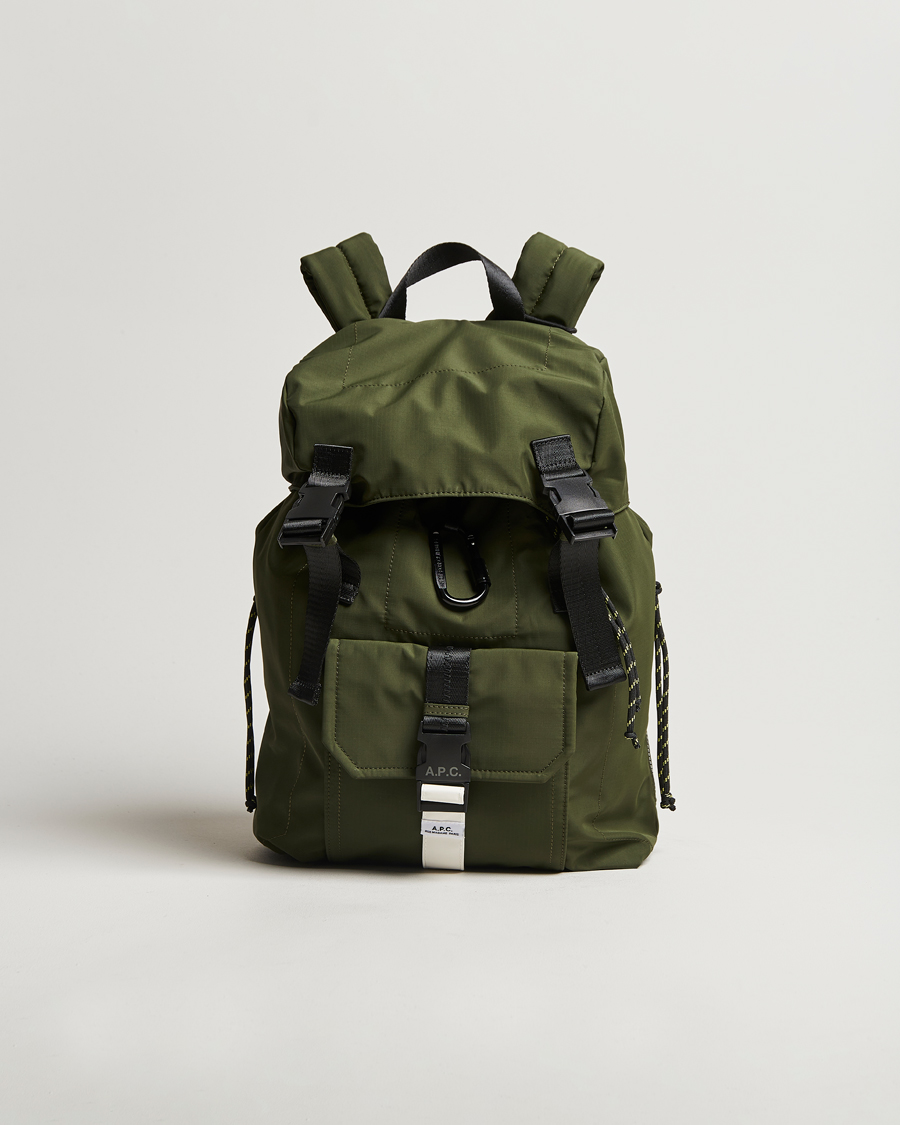 Homme | A.P.C. Trek Backpack Dark Khaki | A.P.C. | Trek Backpack Dark Khaki
