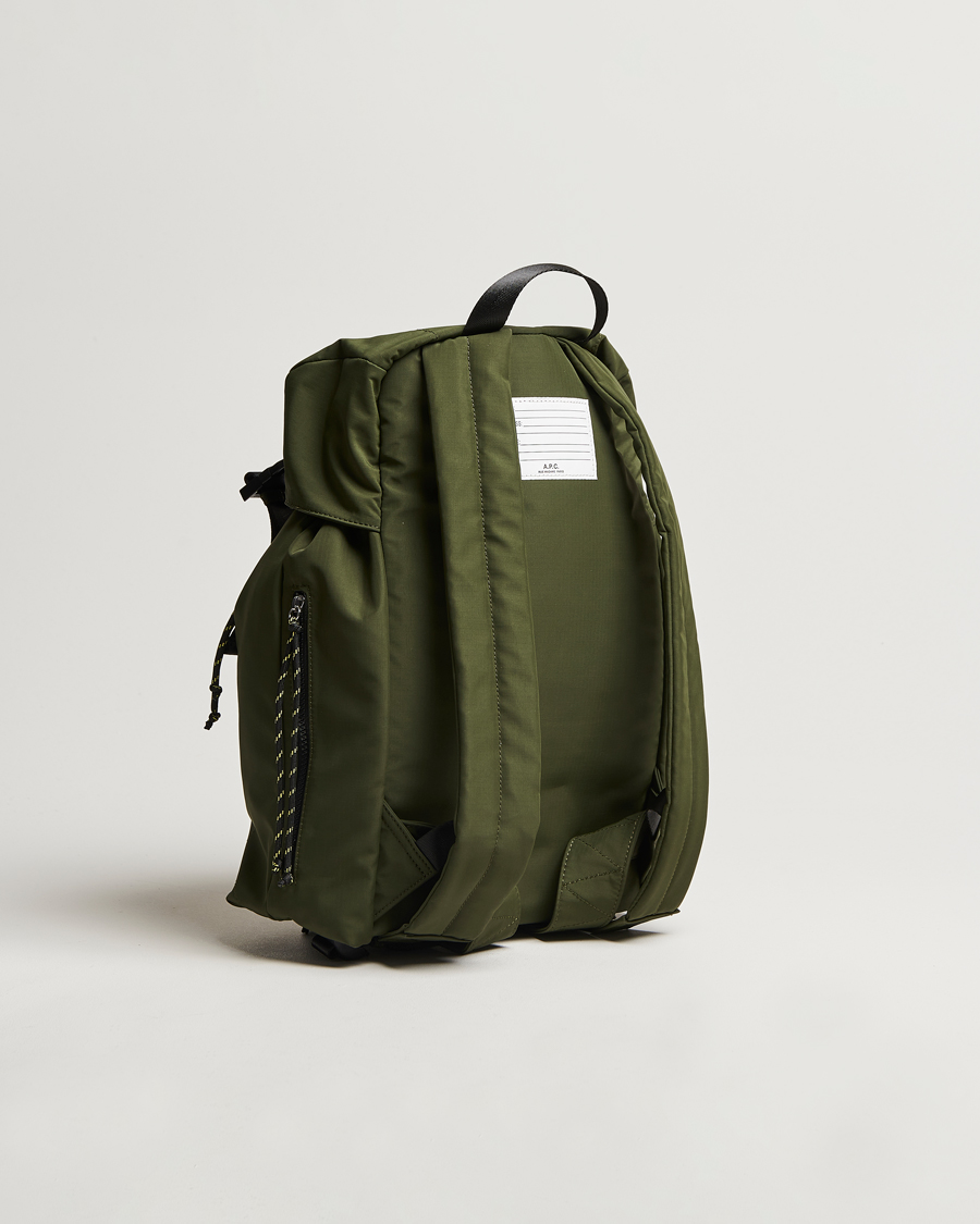 Homme | A.P.C. Trek Backpack Dark Khaki | A.P.C. | Trek Backpack Dark Khaki