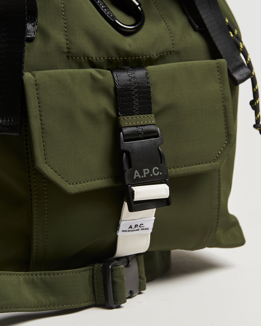 Homme | A.P.C. Trek Backpack Dark Khaki | A.P.C. | Trek Backpack Dark Khaki