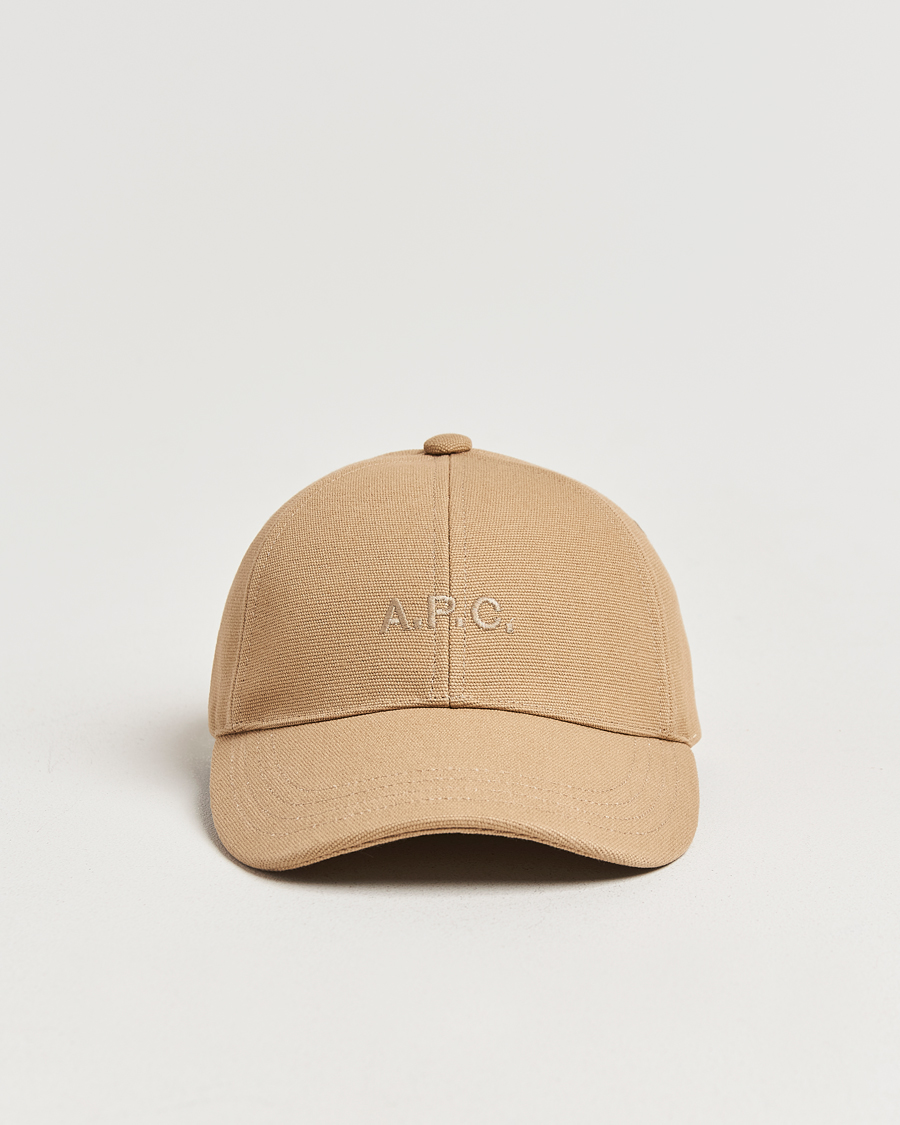 Homme | A.P.C. Charlie Baseball Cap Dark Beige | A.P.C. | Charlie Baseball Cap Dark Beige