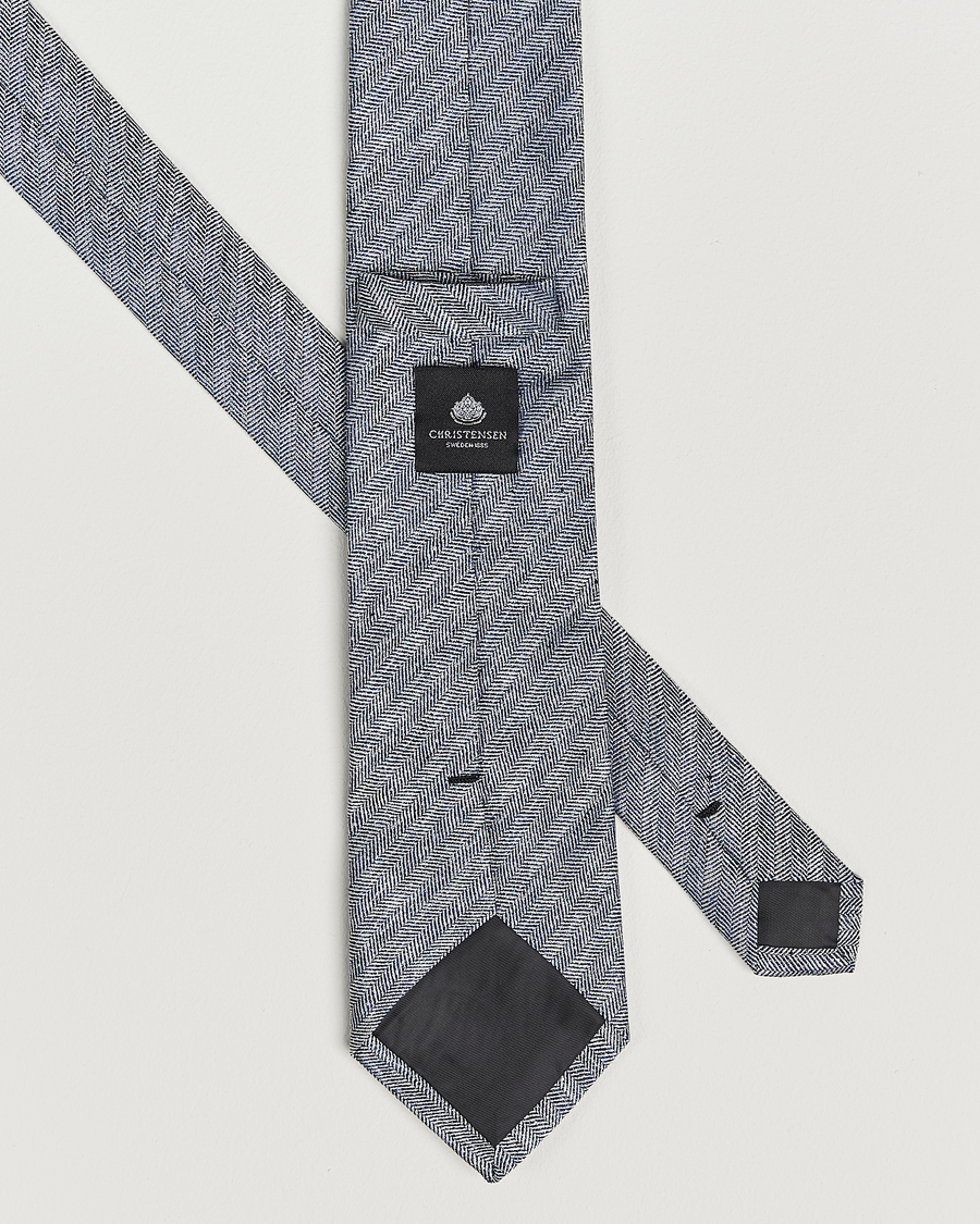 Homme | Amanda Christensen Box Set Printed Silk 8cm Tie With Pocket Square Navy | Amanda Christensen | Box Set Printed Silk 8cm Tie With Pocket Square Navy