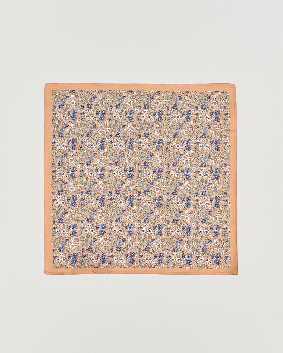 Homme | Amanda Christensen Box Set Printed Silk 8cm Tie With Pocket Square Orange | Amanda Christensen | Box Set Printed Silk 8cm Tie With Pocket Square Orange