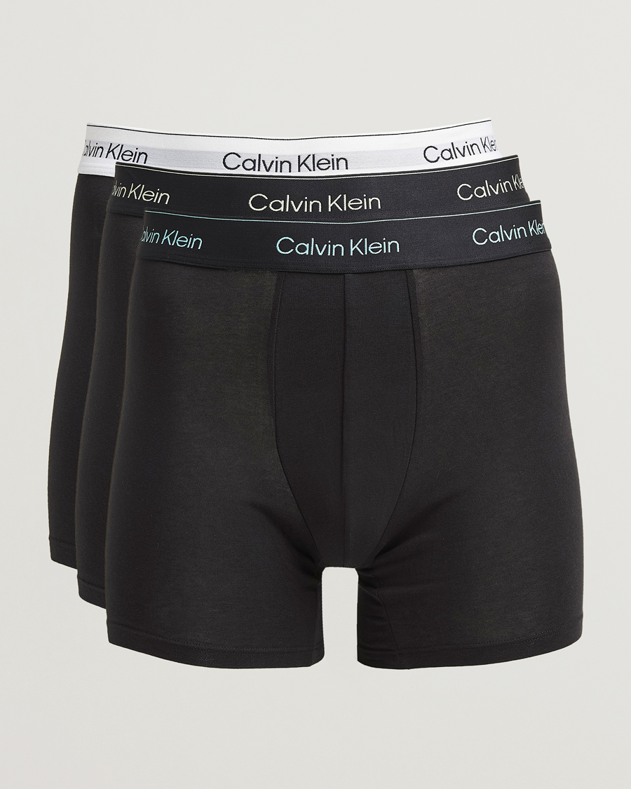 Homme | Sous-Vêtements Et Chaussettes | Calvin Klein | 3-Pack Icon Cotton Stretch Boxer Brief Black