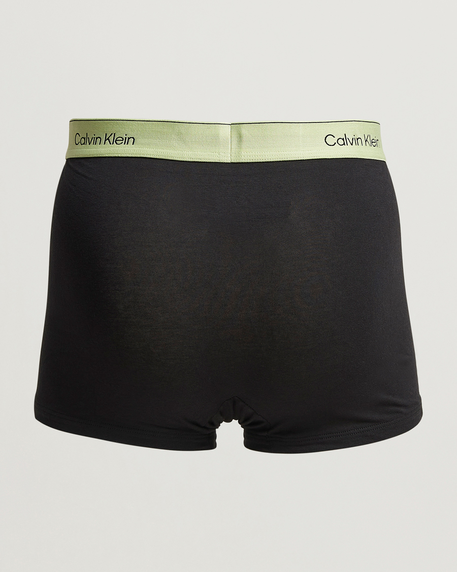 Homme | Sous-Vêtements Et Chaussettes | Calvin Klein | 3-Pack Icon Cotton Stretch Relaxed Trunk White/Aqua/Green