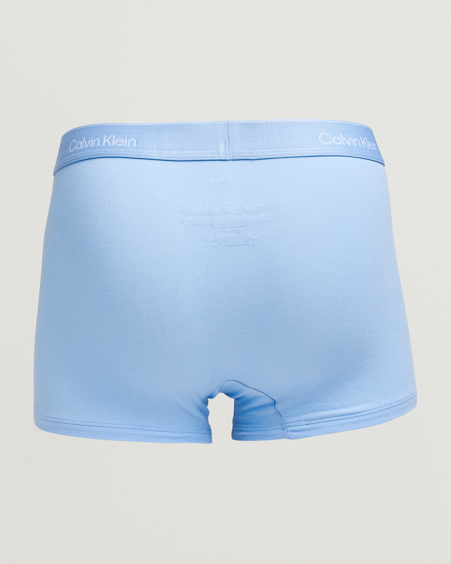 Homme | Sous-Vêtements Et Chaussettes | Calvin Klein | 3-Pack Icon Cotton Stretch Trunk Black/Blue/Green