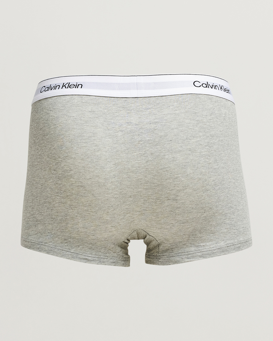 Homme | Sous-Vêtements Et Chaussettes | Calvin Klein | 3-Pack Icon Cotton Stretch Low Rise Trunk Blue/Grey/Green