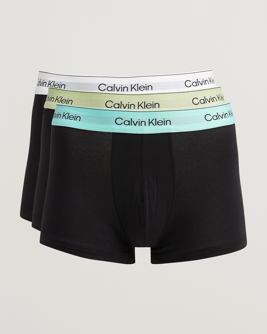 Homme | Sous-Vêtements Et Chaussettes | Calvin Klein | 3-Pack Icon Cotton Stretch Low Rise Trunk Black