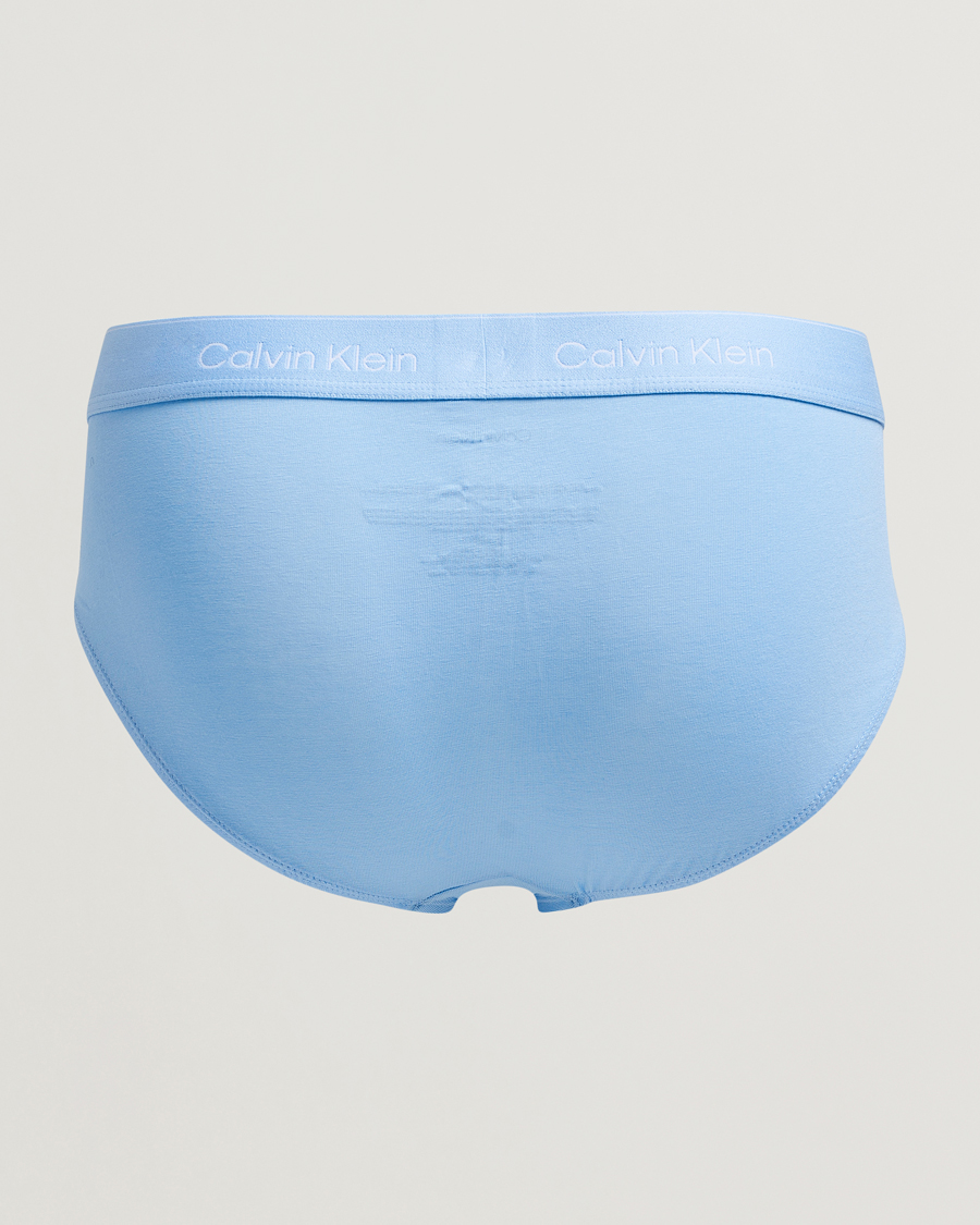 Homme | Sous-Vêtements Et Chaussettes | Calvin Klein | 3-Pack Icon Cotton Stretch Hip Brief Black/Blue/Light Blue
