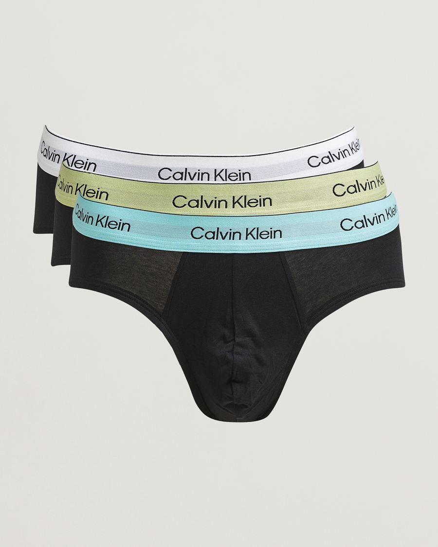 Homme | Sous-Vêtements Et Chaussettes | Calvin Klein | 3-Pack Icon Cotton Stretch Hip Brief Black