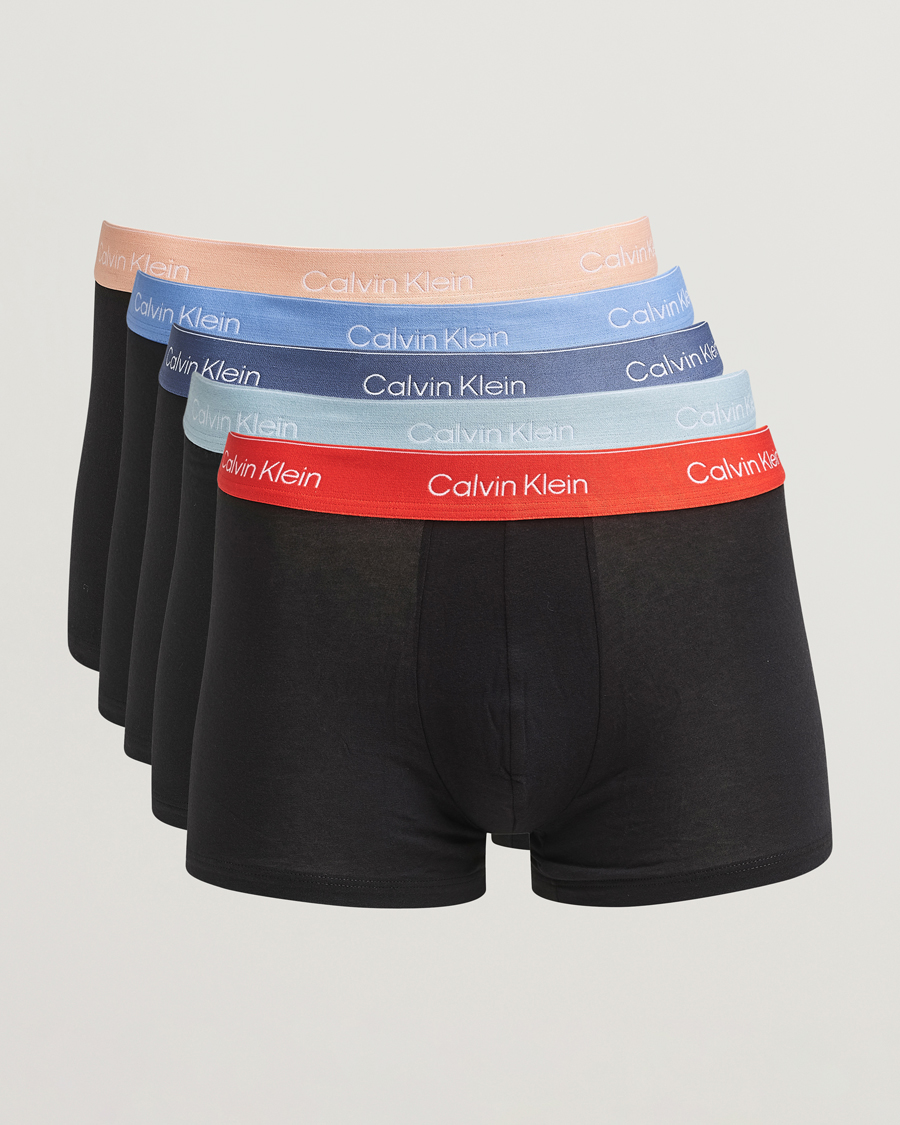 Homme | Sous-Vêtements Et Chaussettes | Calvin Klein | 5-Pack Icon Cotton Stretch Trunk Black Multi