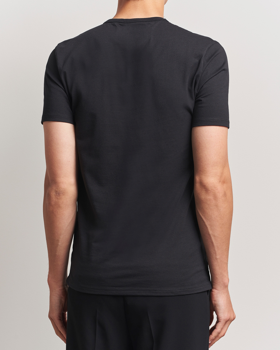 Homme | T-shirts | Calvin Klein | 3-Pack Cotton Stretch Crew Neck T-Shirt Black