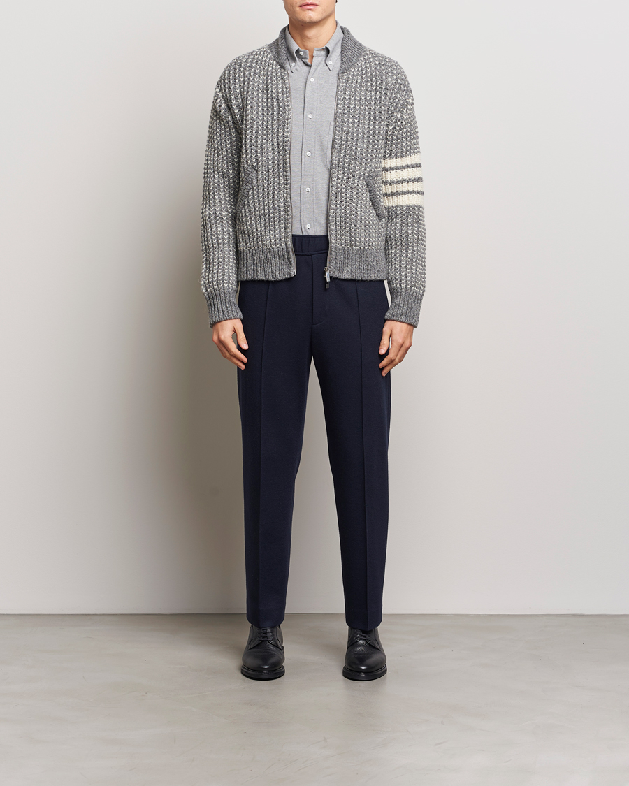 Homme | Manteaux Et Vestes | Thom Browne | Irish Wool Bomber Jacket Medium Grey