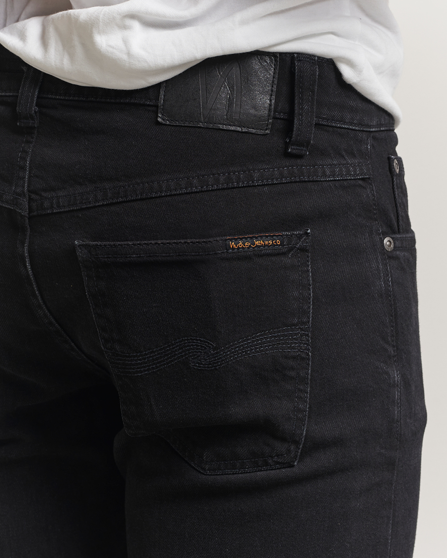 Homme | Jeans | Nudie Jeans | Solid Ollie Jeans Black Steel