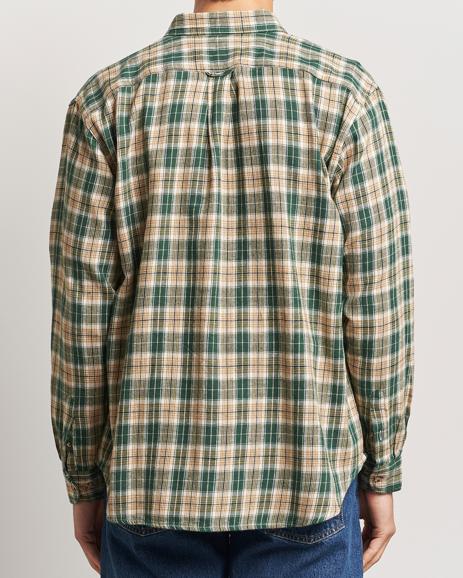 Homme | Chemises | Nudie Jeans | Julian Checked Farmers Shirt Racing Green