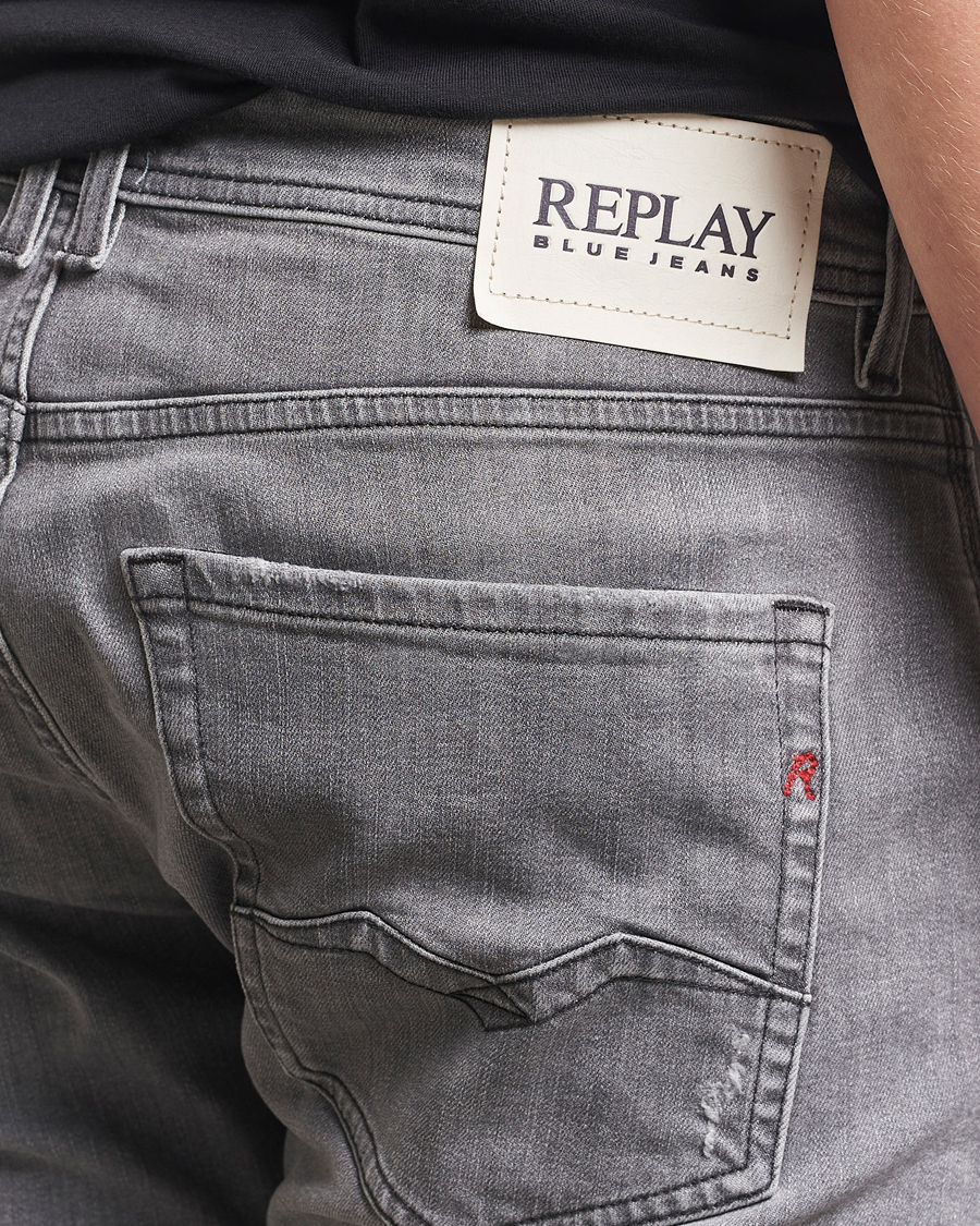 Homme | Jeans | Replay | Rocco Comfort Fit Stretch Jeans Washed Grey