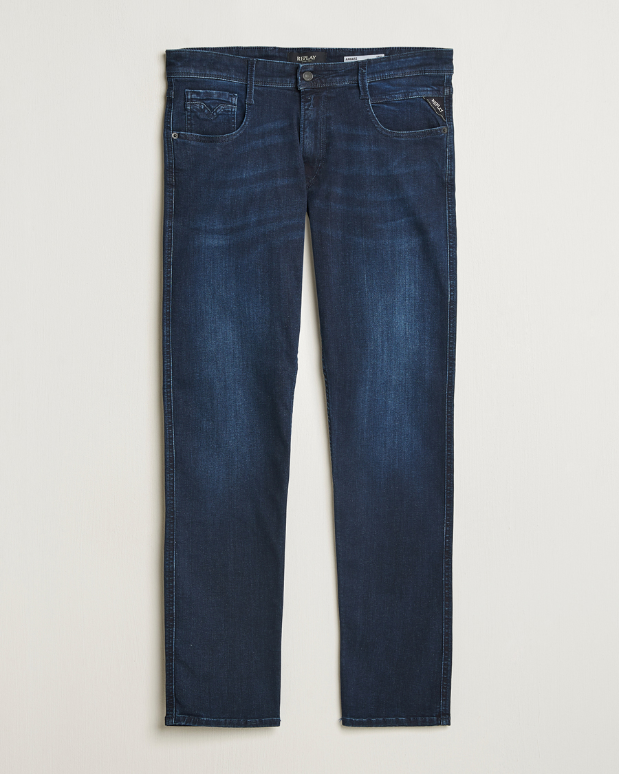 Homme | Jeans | Replay | Anbass Powerstretch Jeans Dark Blue