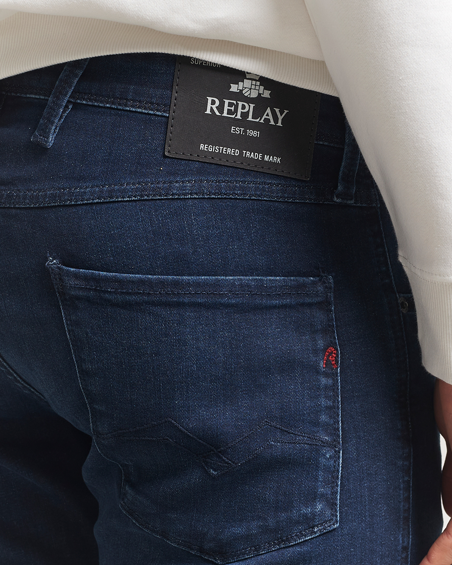 Homme | Jeans | Replay | Anbass Powerstretch Jeans Dark Blue