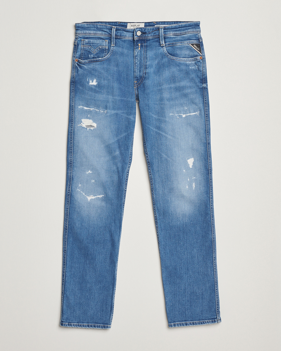 Homme | Jeans | Replay | Anbass Stretch Jeans Medium Blue