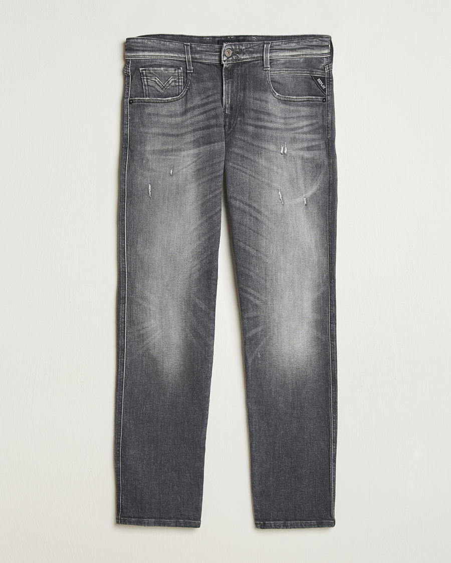 Homme | Jeans | Replay | Anbass Stretch Jeans Washed Black