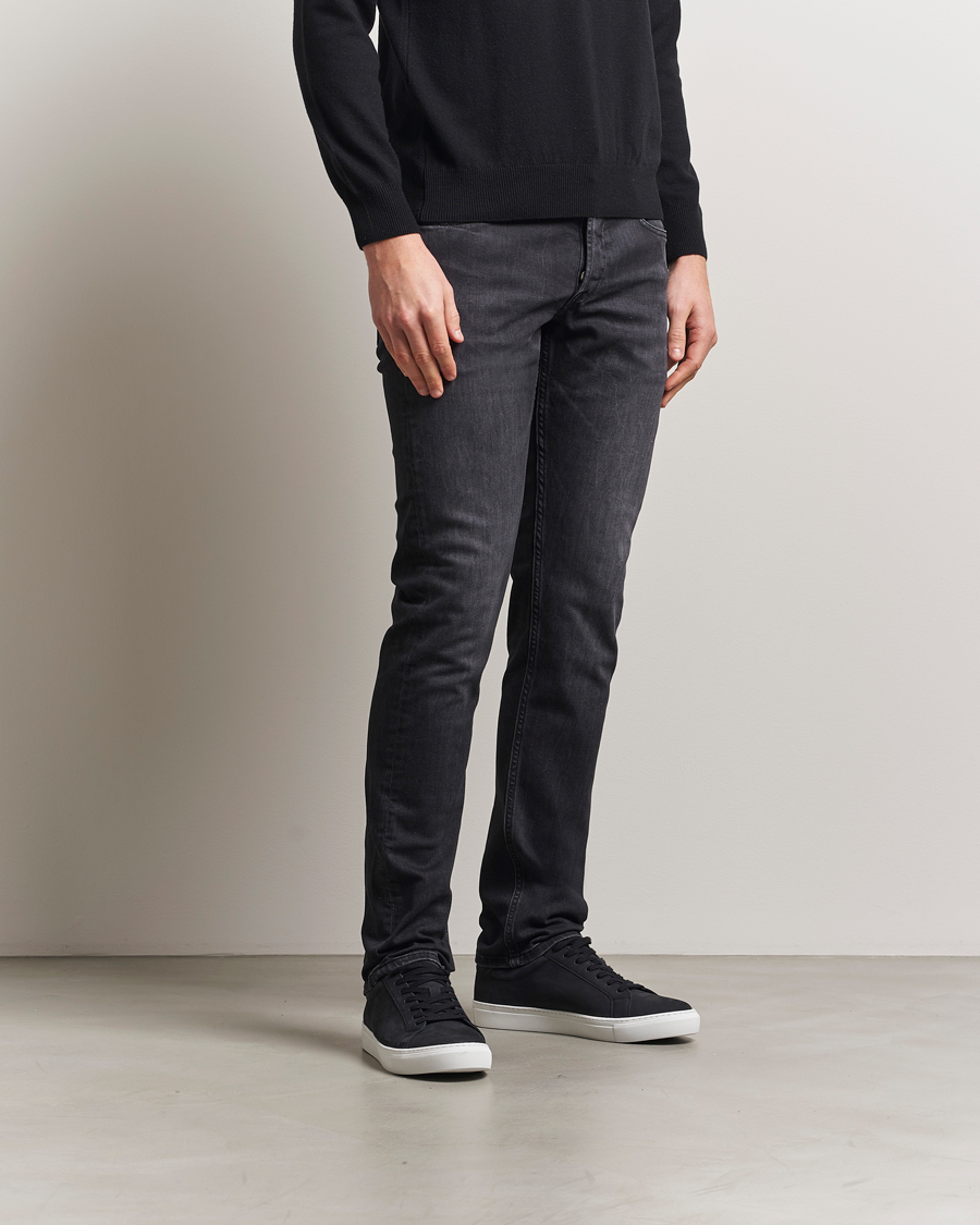 Homme | Jeans | Replay | Grover Straight Fit Stretch Jeans Washed Black