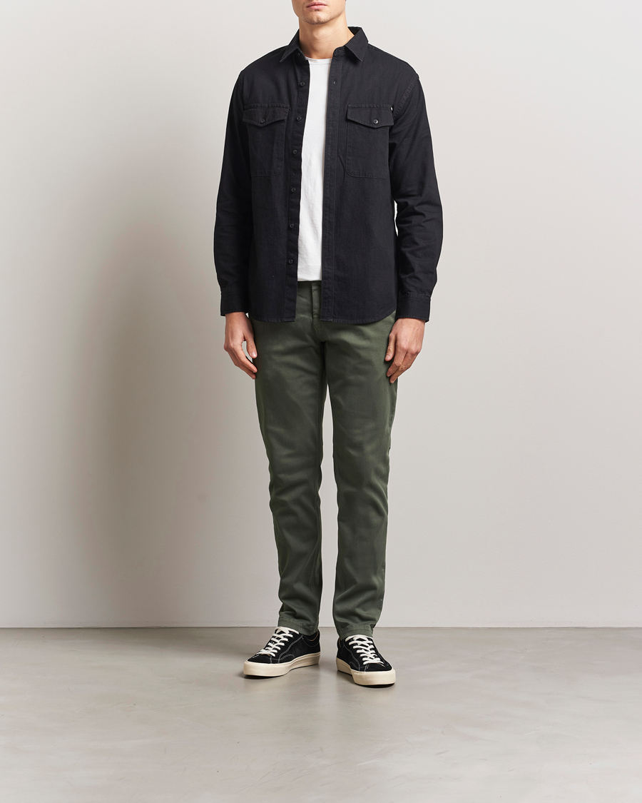 Homme | Pantalons | Replay | Benni Hyperflex X-Lite Chinos Dark Green