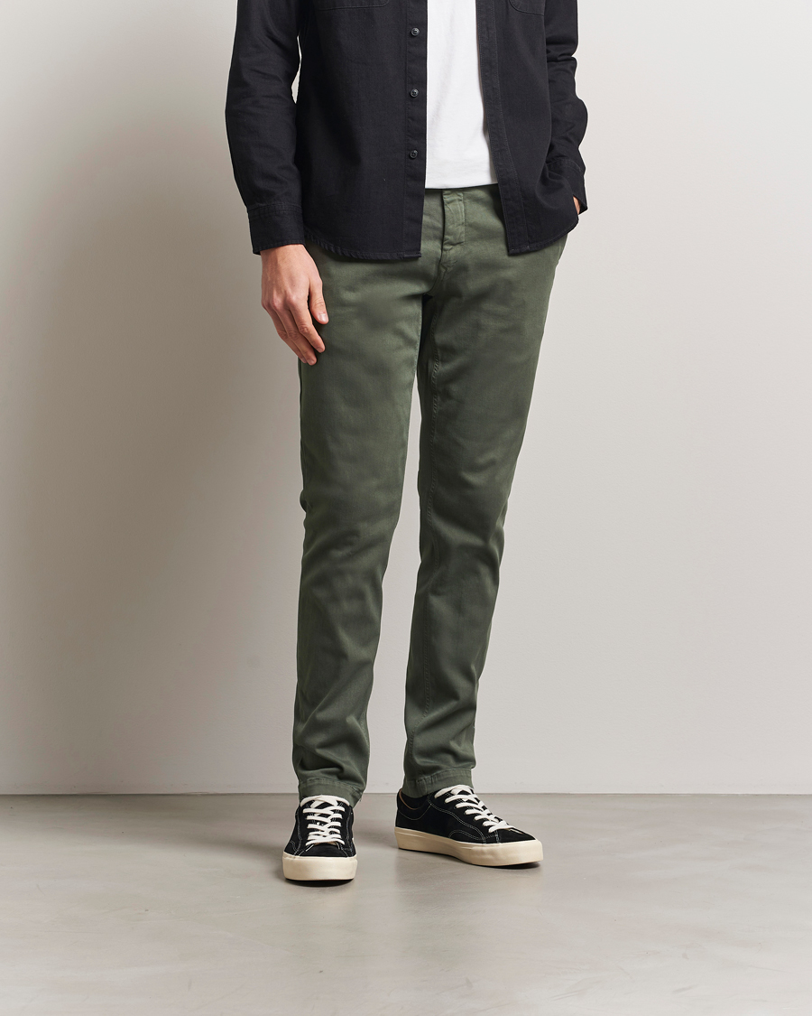 Homme | Pantalons | Replay | Benni Hyperflex X-Lite Chinos Dark Green