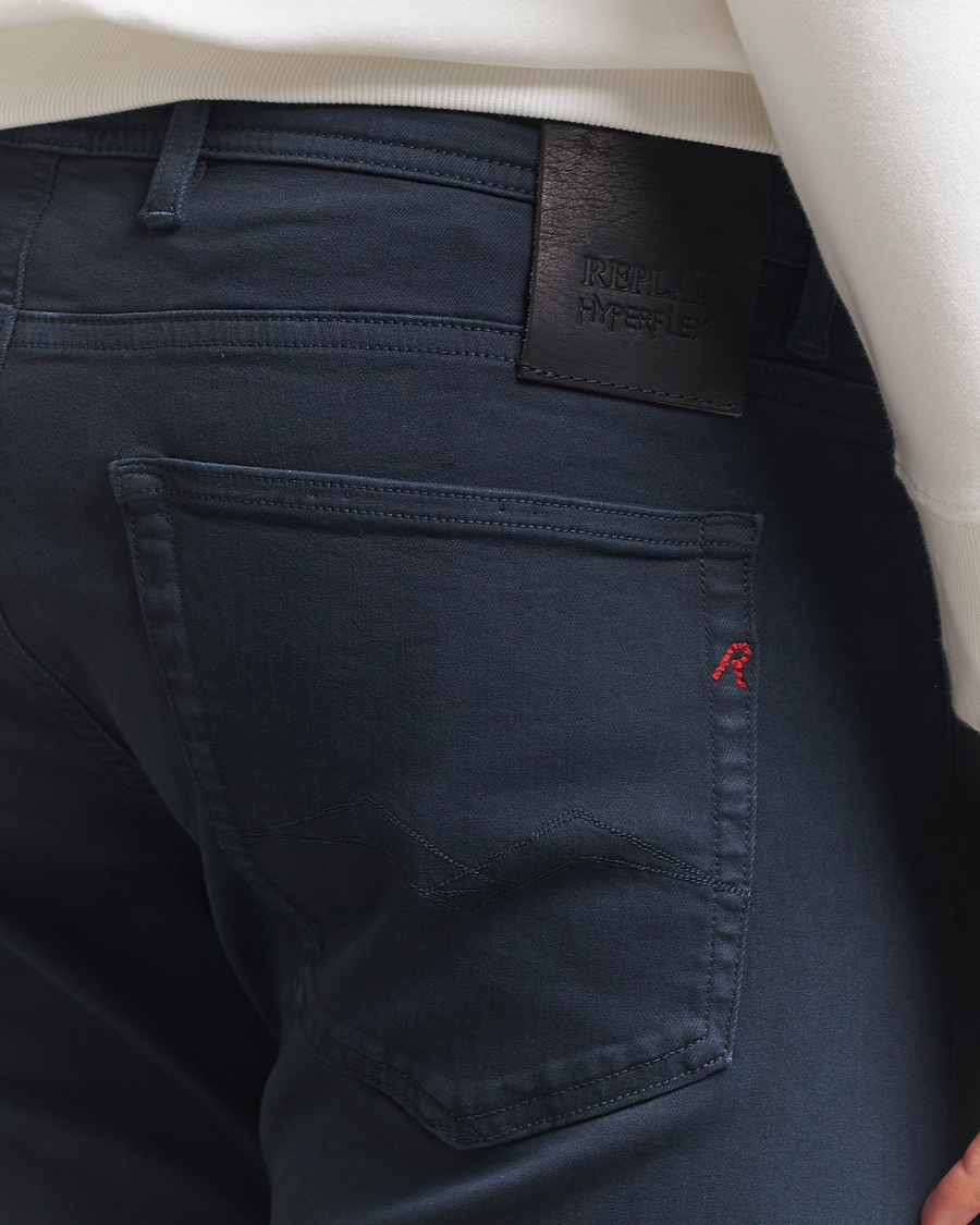 Homme | Pantalons | Replay | Grover Hyperflex 5-Pocket Pants Navy