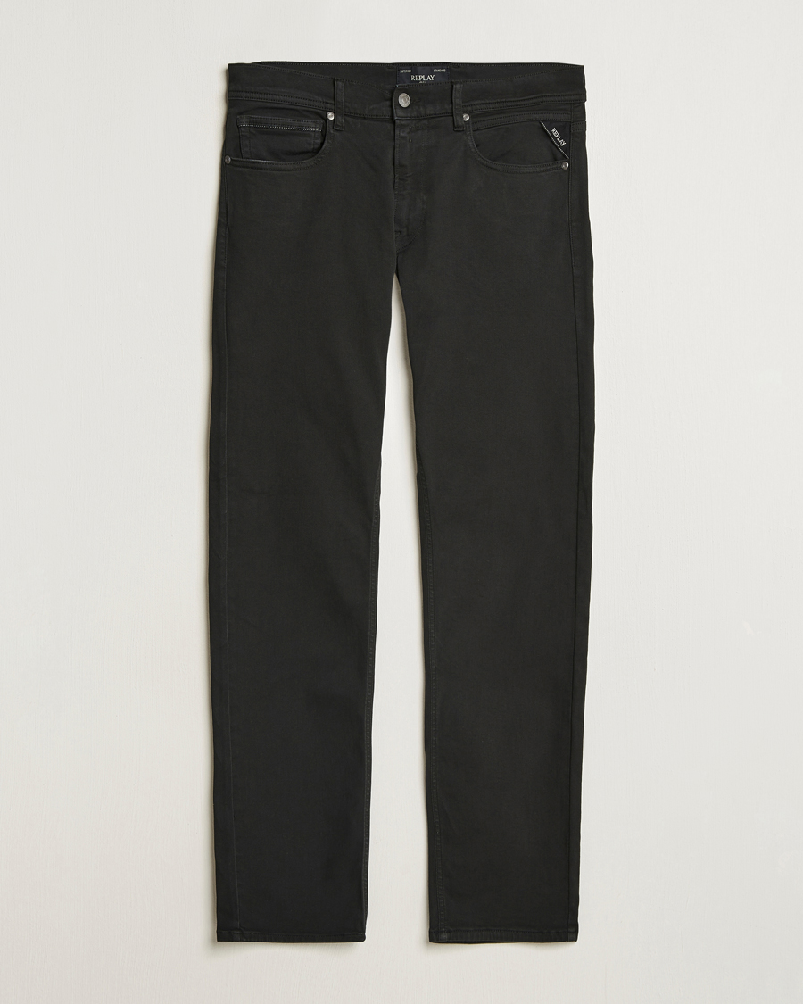 Homme | Pantalons | Replay | Grover Hyperflex 5-Pocket Pants Black