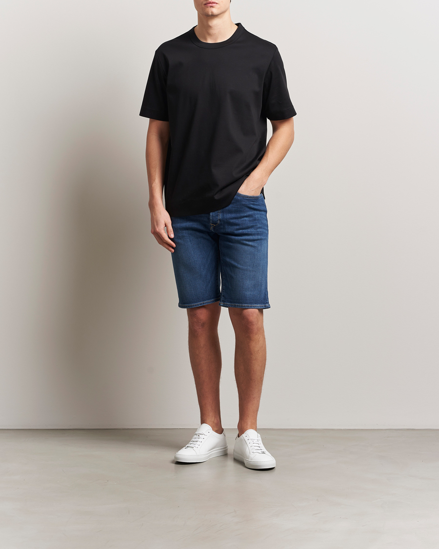 Homme | Shorts | Replay | RBJ981 Stretch Denim Shorts Dark Blue