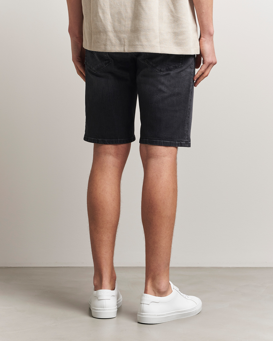 Homme | Shorts | Replay | RBJ981 Stretch Denim Shorts Washed Black