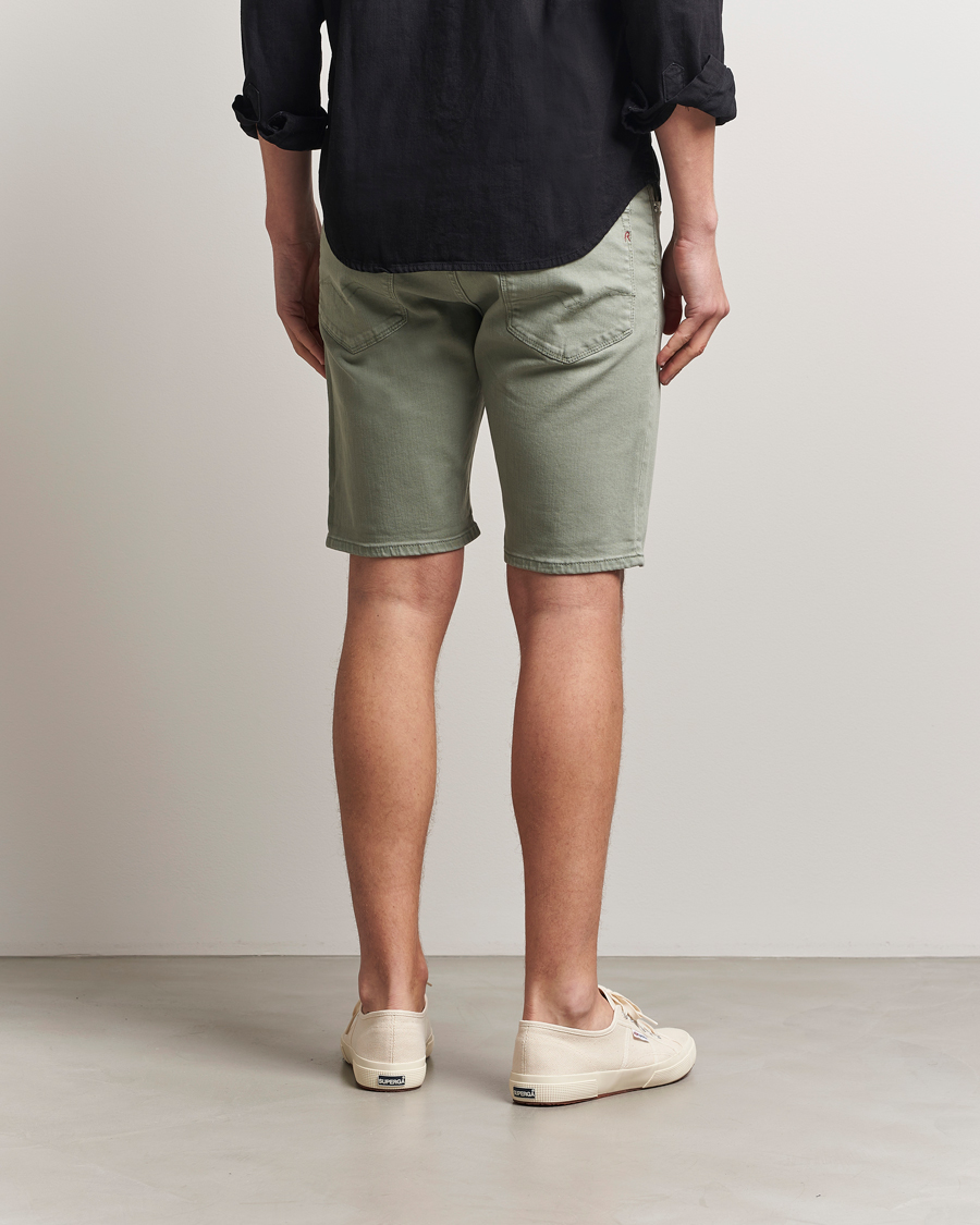 Homme | Shorts | Replay | RBJ981 Stretch Denim Shorts Light Sage Green