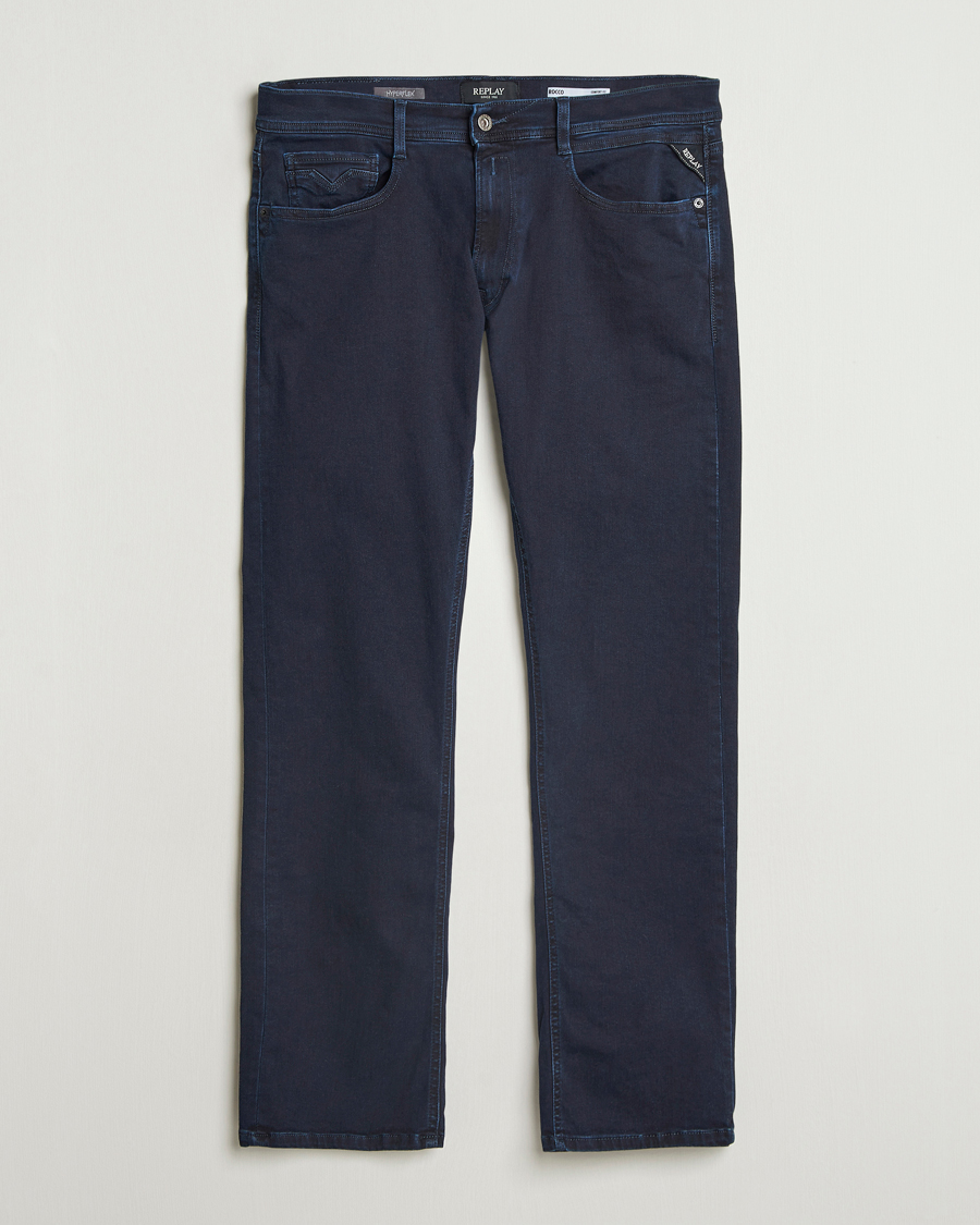 Homme | Jeans | Replay | Rocco Comfort Fit Hyperflex Jeans Blue Black