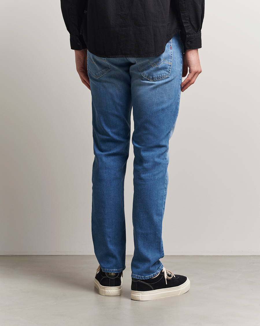 Homme | Jeans | Replay | Grover Straight Fit Stretch Eco Plus Jeans Medium Blue