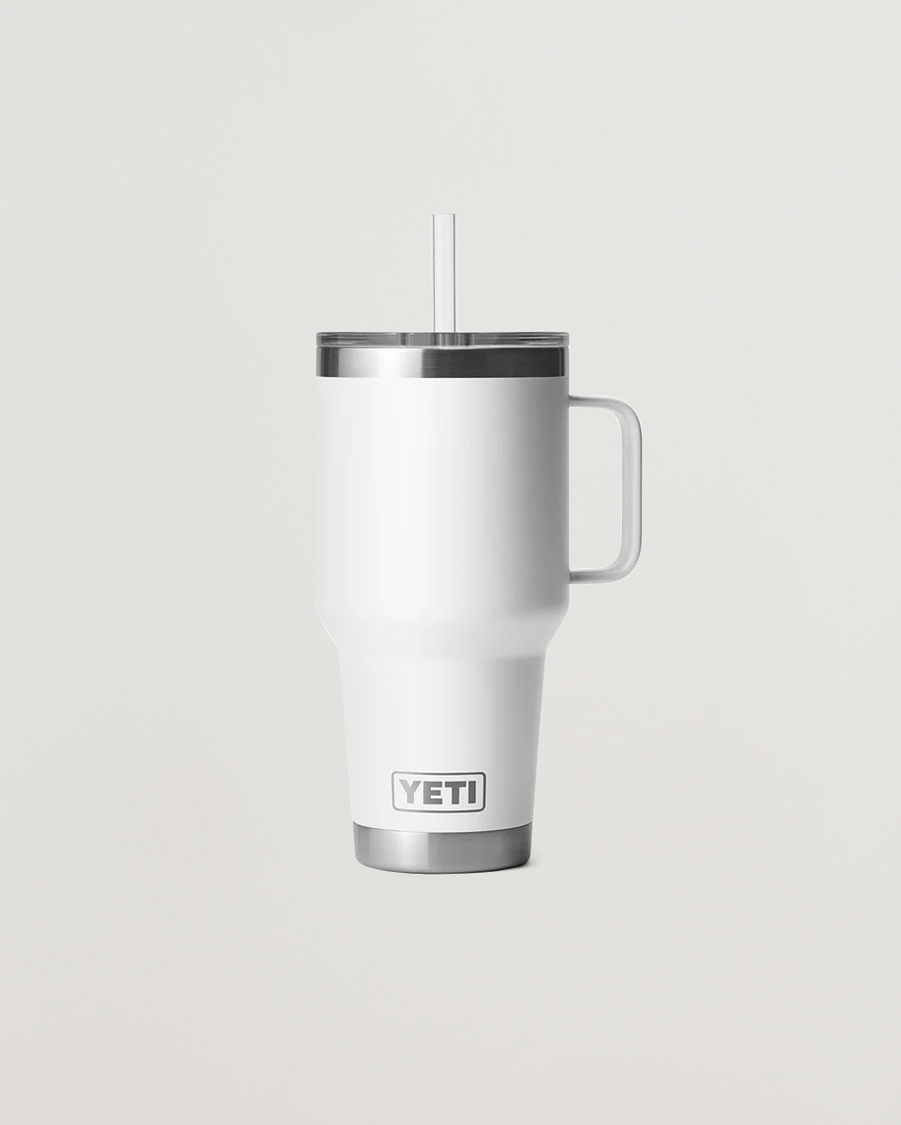 Homme | Outdoor living | YETI | Rambler 35 Oz Straw Mug White