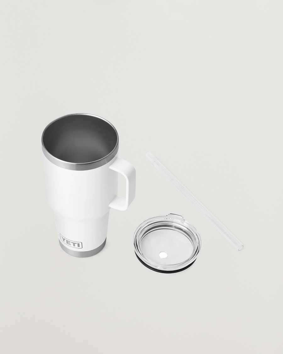 Homme | Outdoor living | YETI | Rambler 35 Oz Straw Mug White