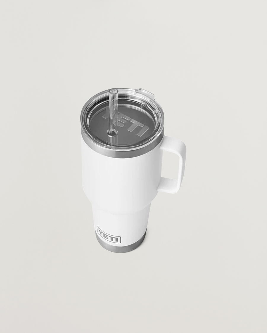 Homme | Outdoor living | YETI | Rambler 35 Oz Straw Mug White