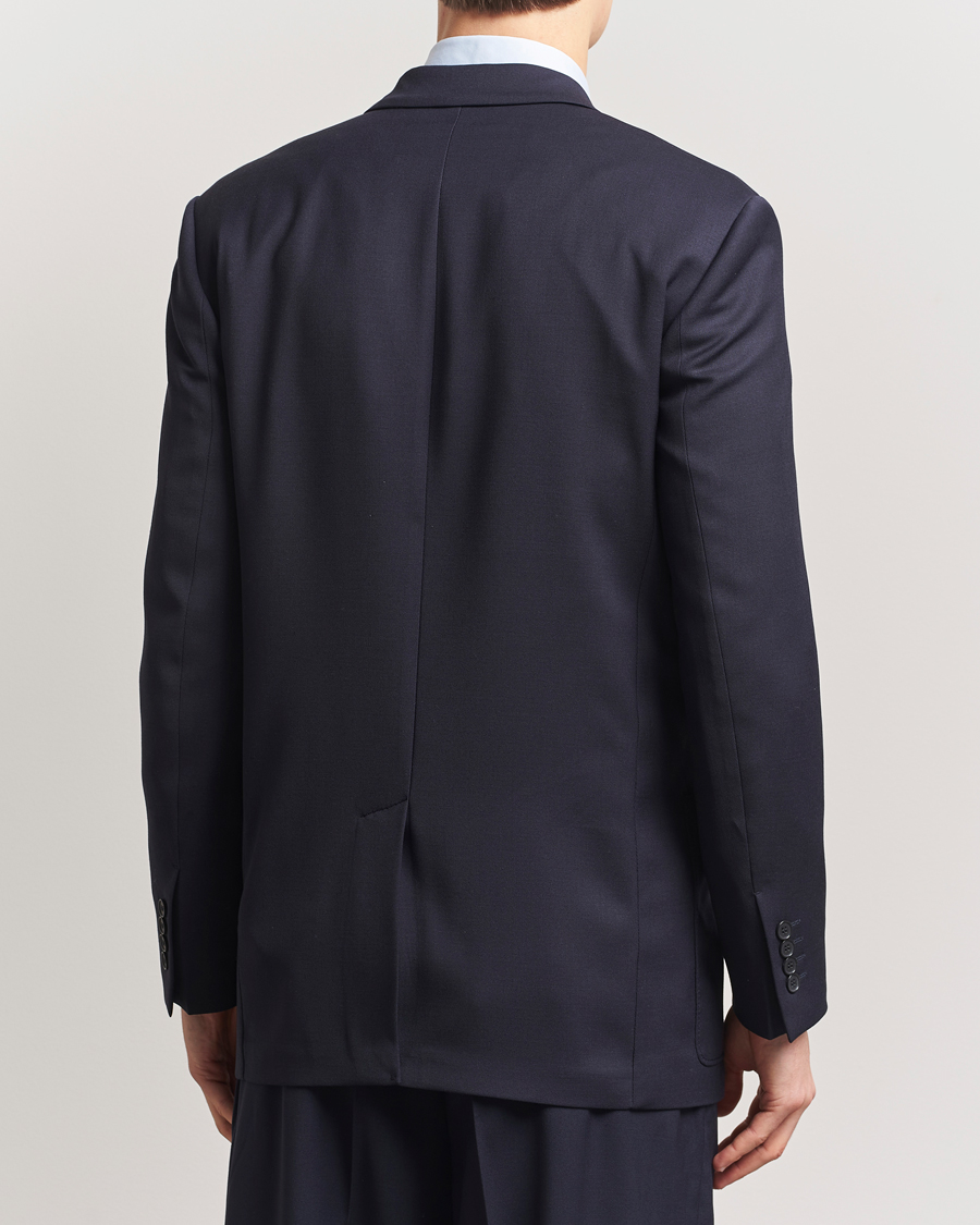 Homme | Blazers | Filippa K | Patch Pocket Double Breasted Blazer Navy