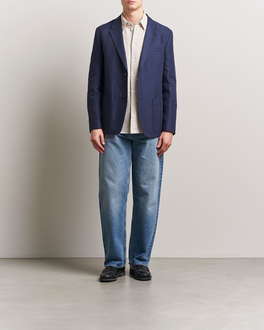 Homme | Blazers | Filippa K | Patch Pocket Blazer Navy