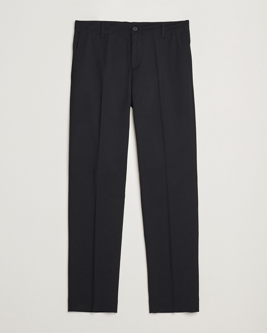 Homme | Pantalons | Filippa K | Troy Tailored Drawstring Trousers Black