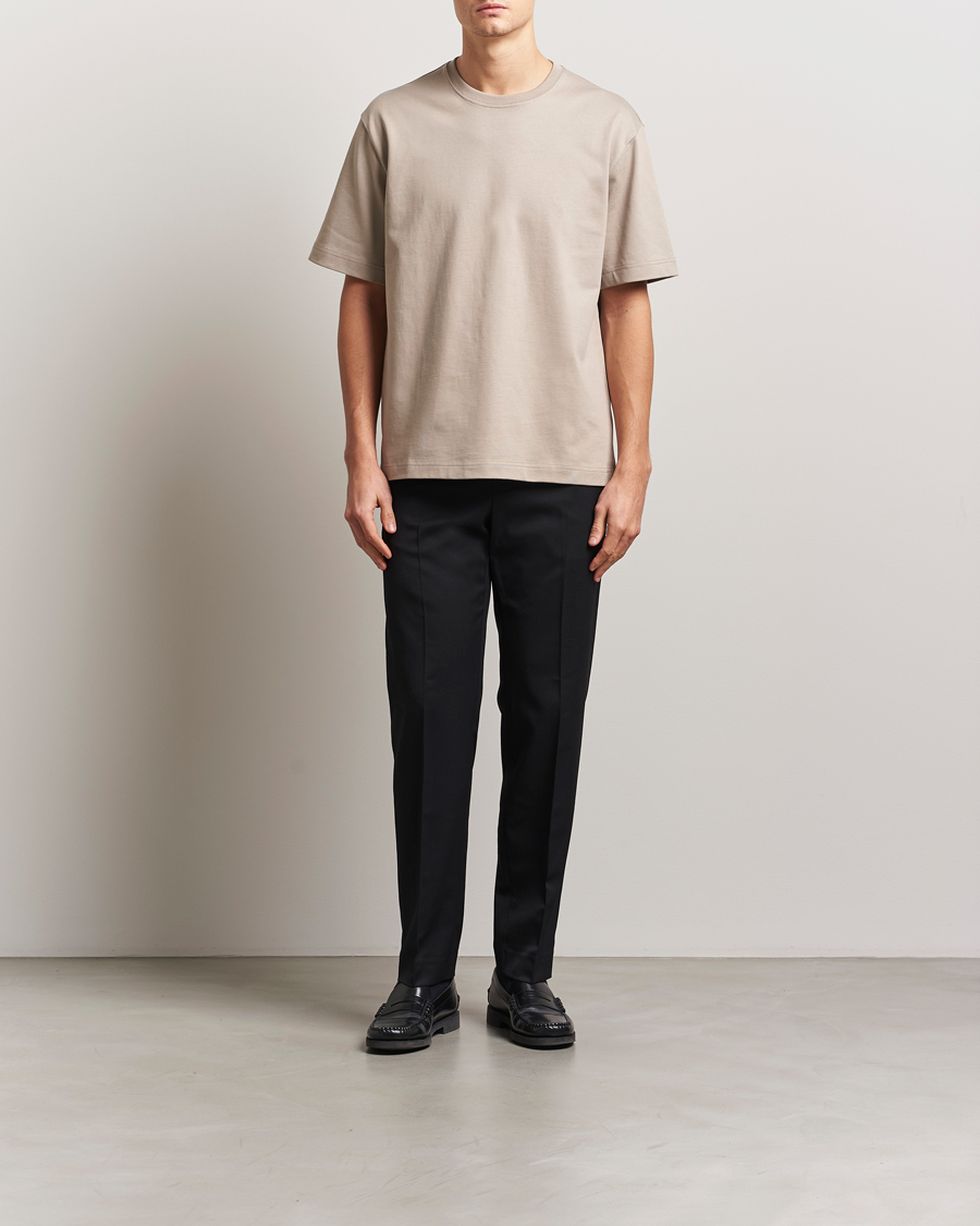 Homme | Pantalons | Filippa K | Troy Tailored Drawstring Trousers Black