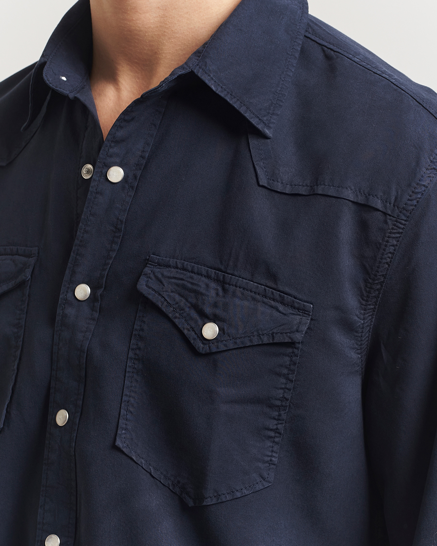 Homme | Chemises | Filippa K | Western Shirt Navy