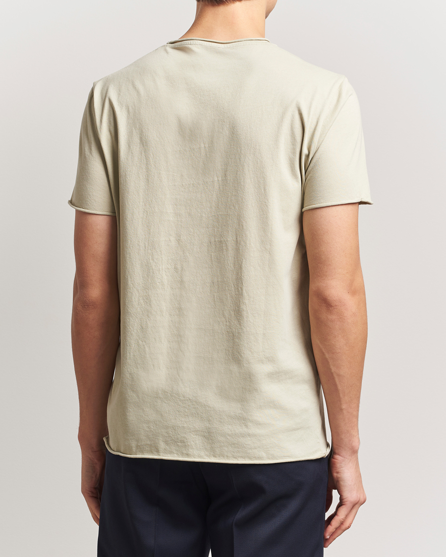Homme | T-shirts | Filippa K | Roll Neck Crew Neck T-Shirt Faded Moss