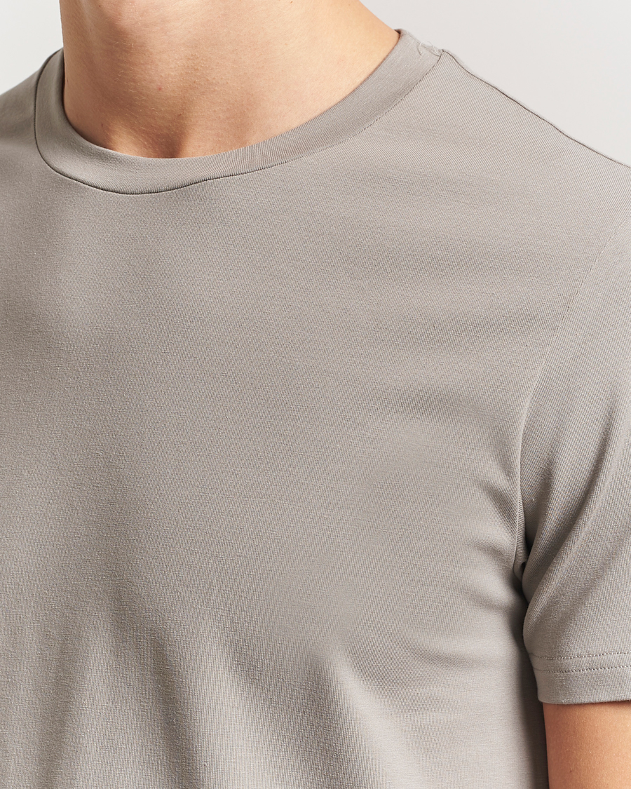 Homme | T-shirts | Filippa K | Soft Lycra T-Shirt Dove Grey