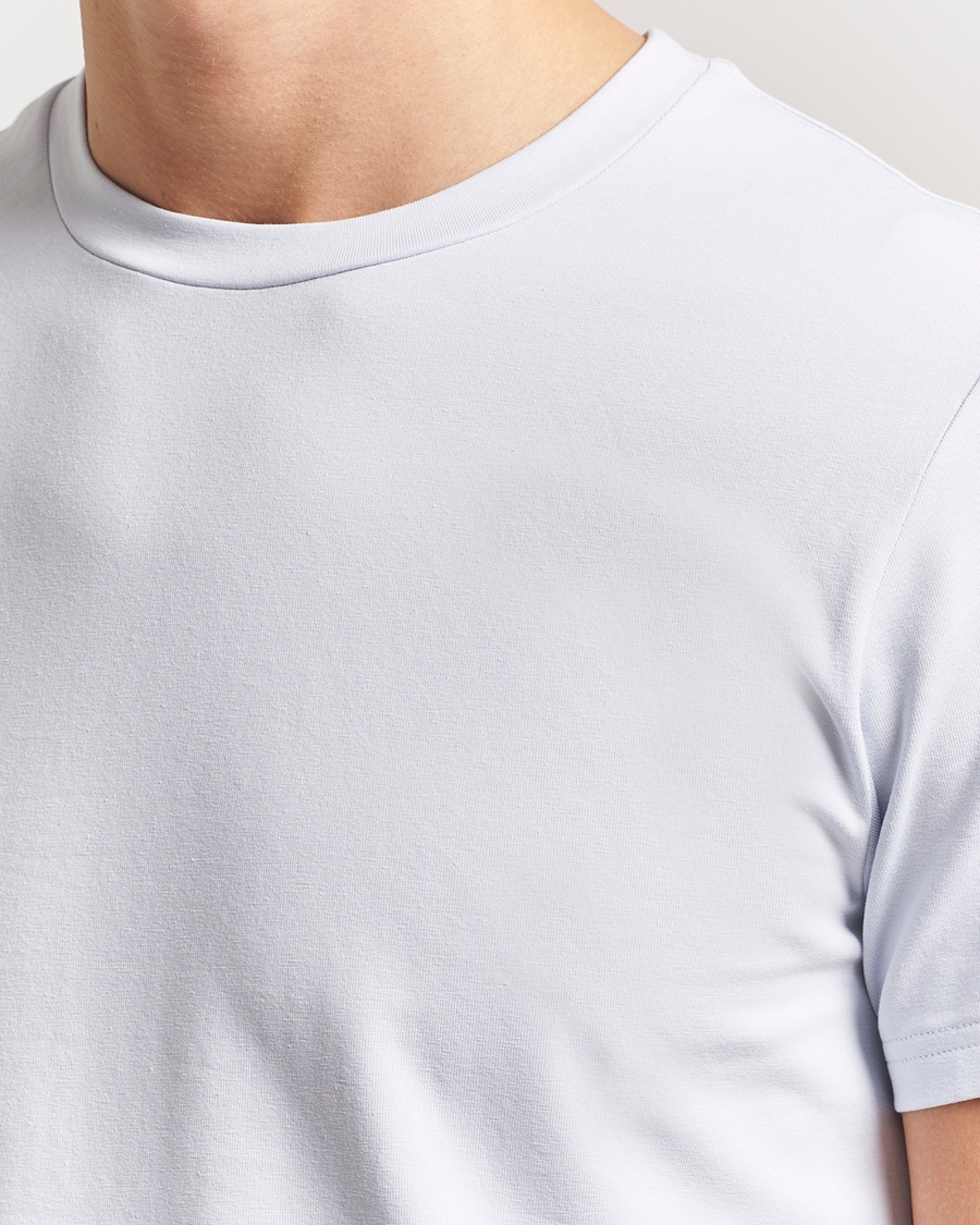Homme | T-shirts | Filippa K | Soft Lycra T-Shirt Ice Blue