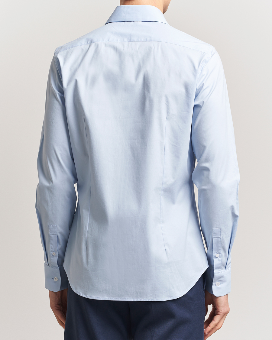 Homme | Chemises | Filippa K | Slim Cotton Stretch Shirt Light Blue