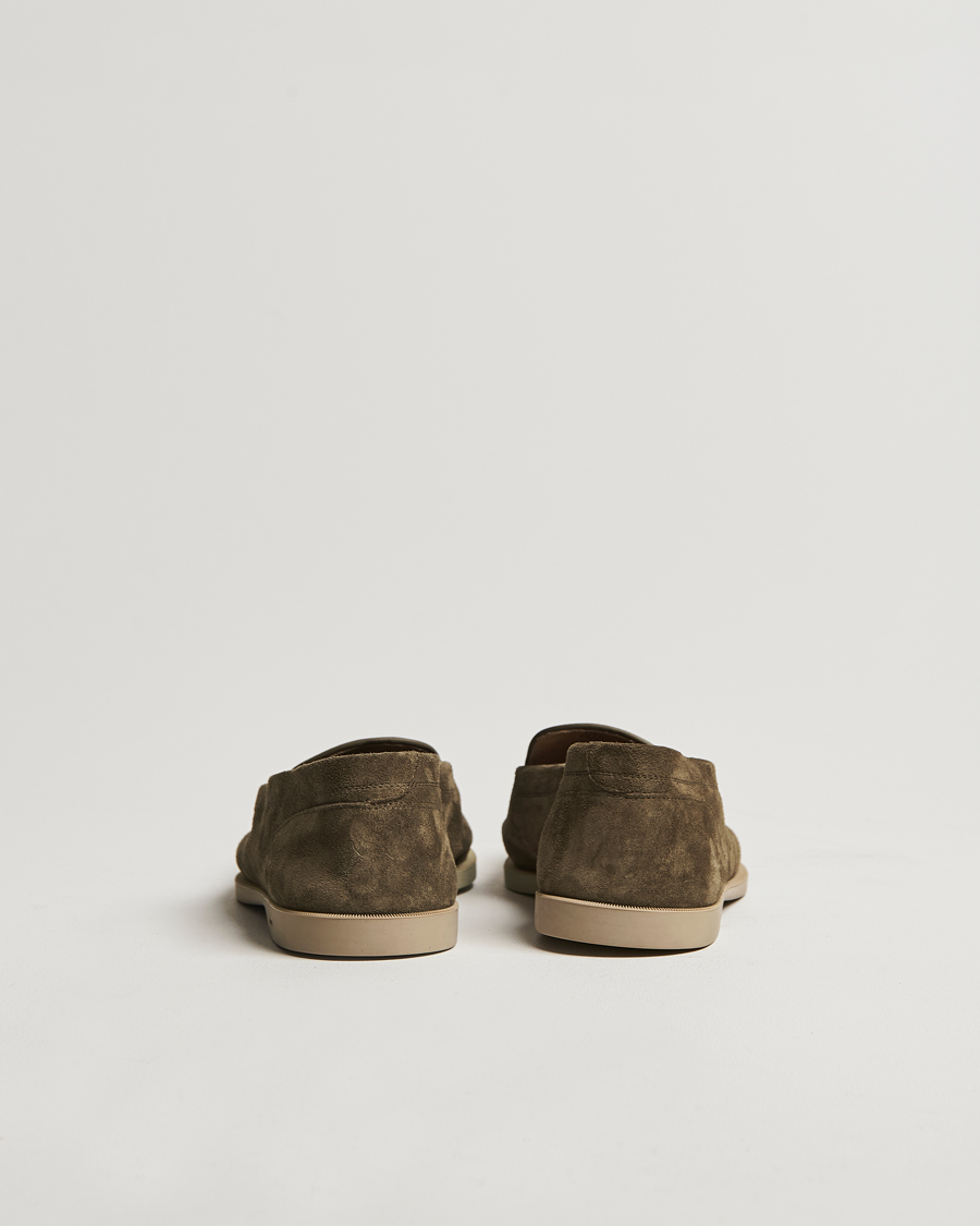 Homme | John Lobb Pace Unlined Loafers Olive | John Lobb | Pace Unlined Loafers Olive