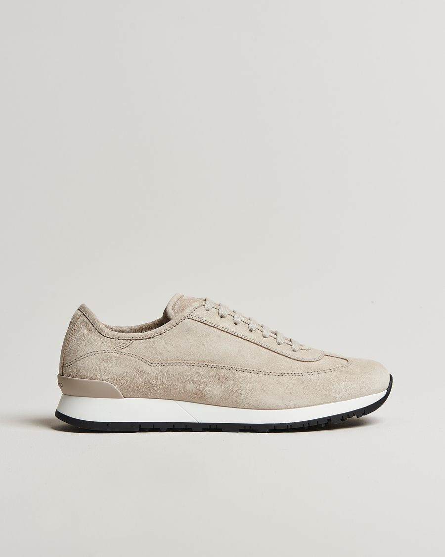 Homme | John Lobb Foundry Luxury Running Sneakers Sand | John Lobb | Foundry Luxury Running Sneakers Sand