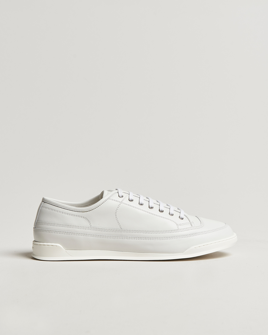 Homme | John Lobb Court Low Sneakers White | John Lobb | Court Low Sneakers White