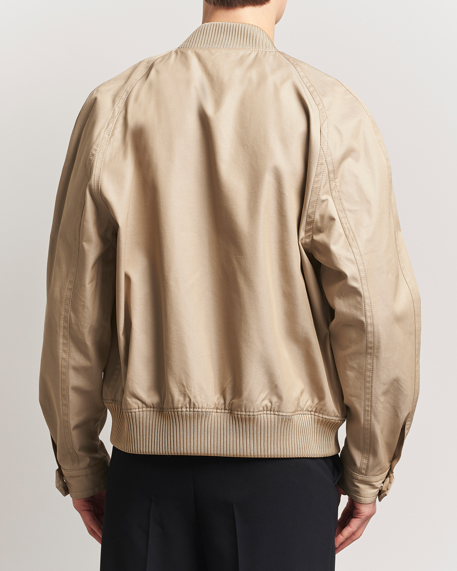 Homme | Manteaux Et Vestes | Filippa K | Cotton Track Jacket Khaki Beige
