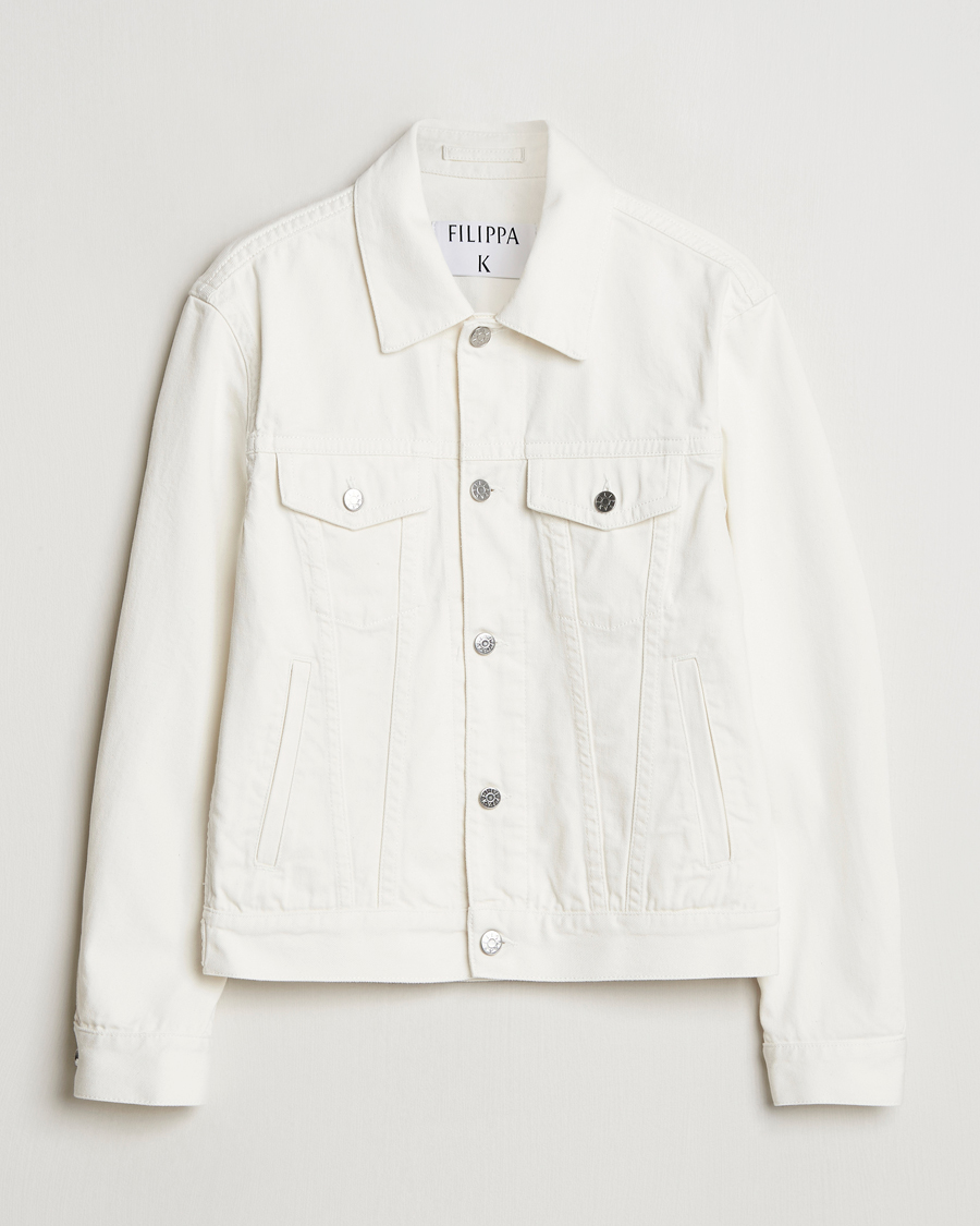 Homme | Manteaux Et Vestes | Filippa K | Classic Jean Jacket Ecru Wash